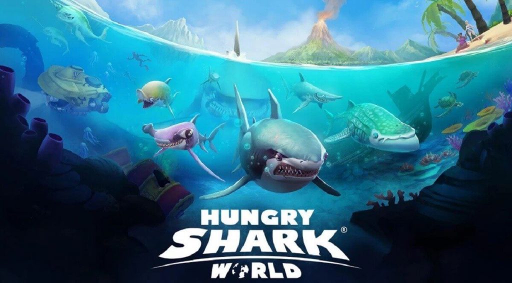 Logo Hungry Shark World Apk