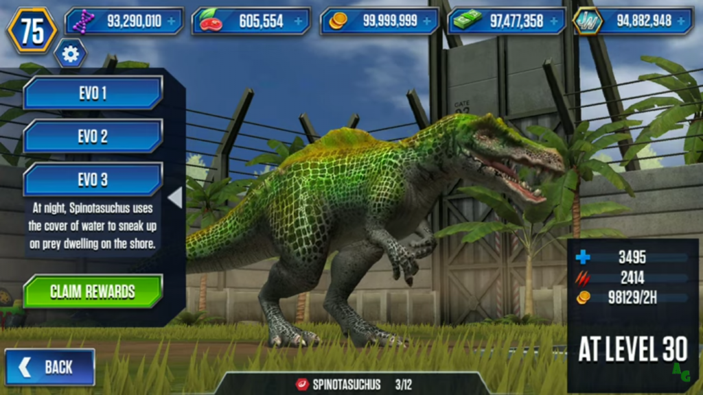 Features Jurassic World: The Game Mod Apk