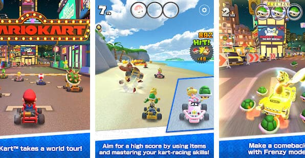 Features Mario Kart Tour Mod Apk