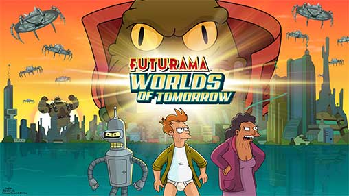 Logo Futurama Worlds of Tomorrow Mod Apk