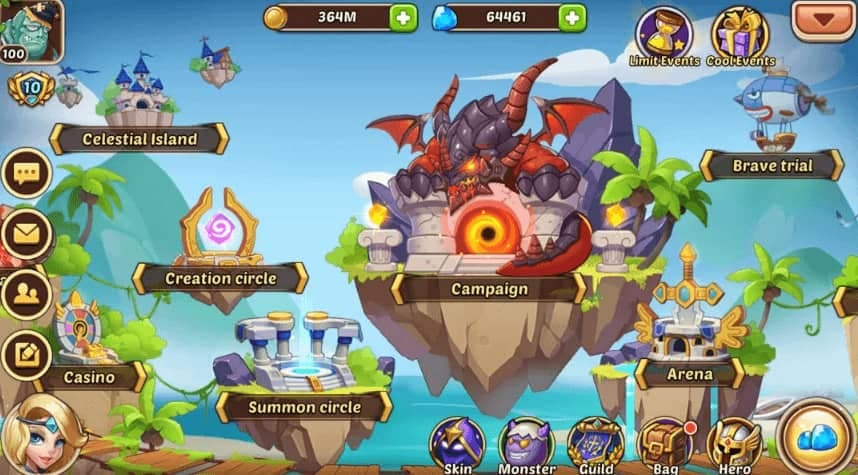 Features Idle Heroes Mod Apk