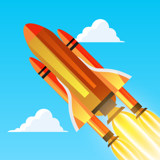 Logo Rocket Sky Mod Apk