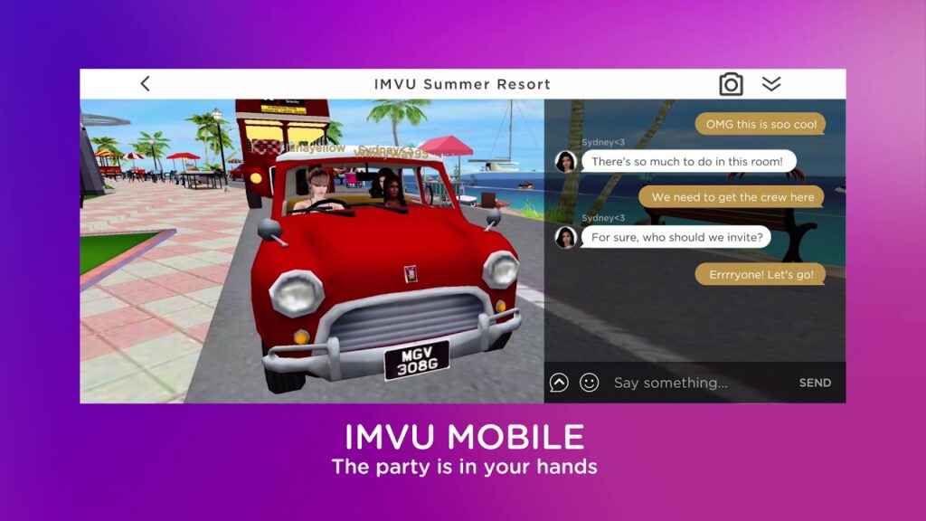 IMVU Mobile MOD Features