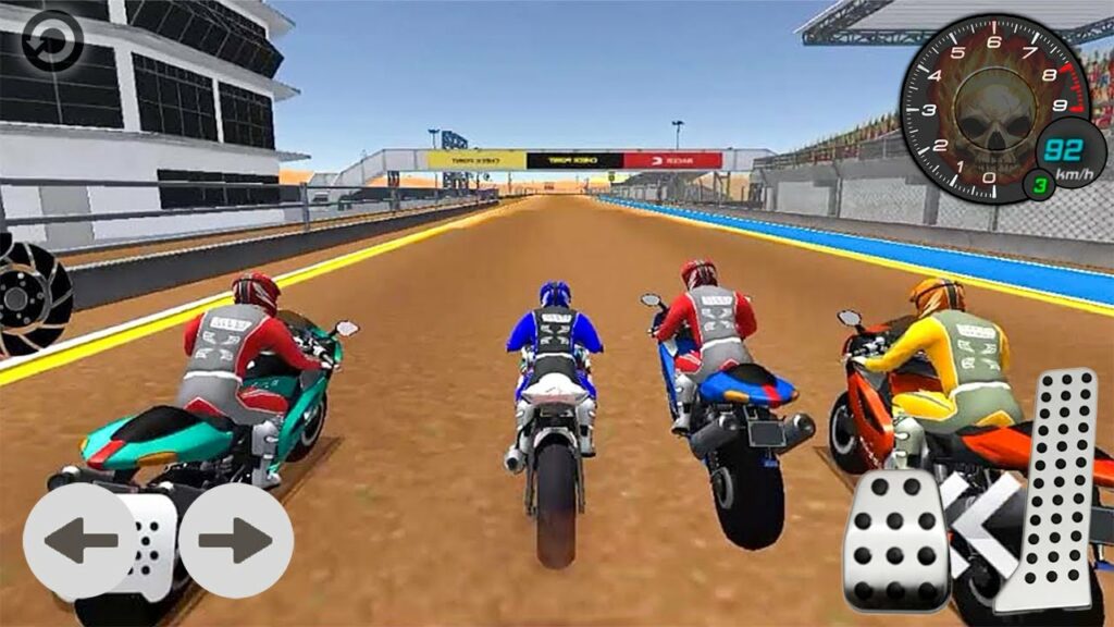 Bike race v3.0 MOD multiplayer mode