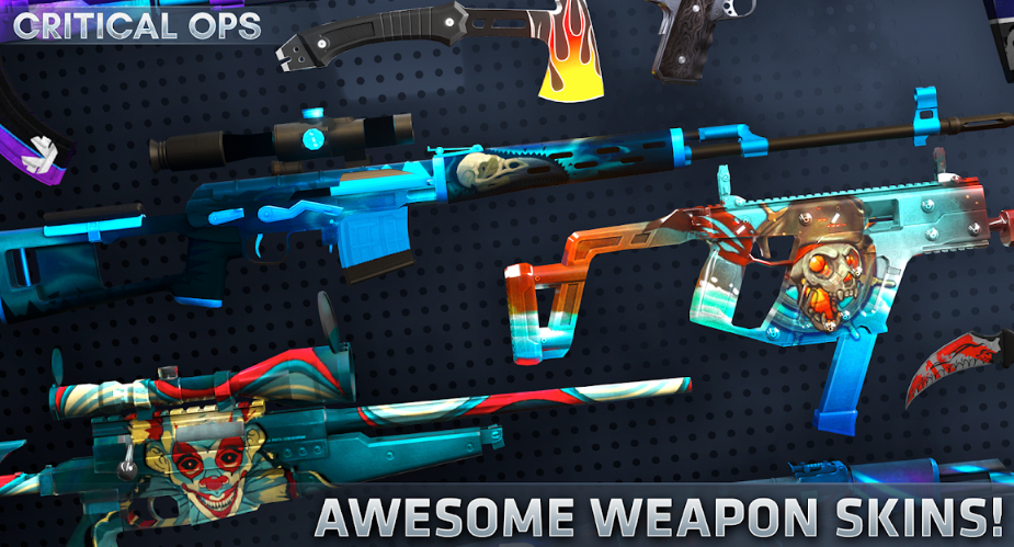Critical Ops MOD Weapons