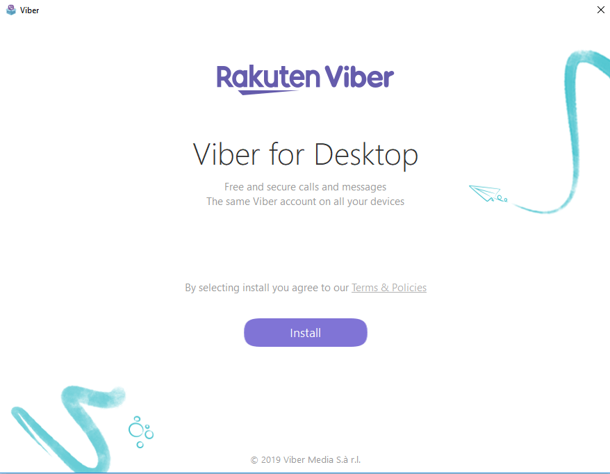 Click Install - Viber on PC