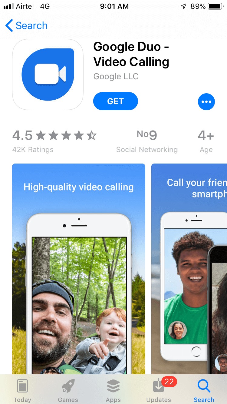 google duo for iphone download