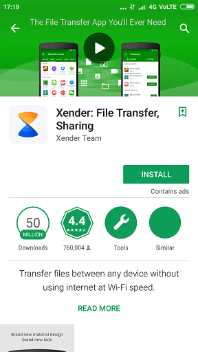 Xender Update