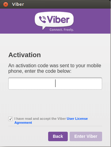 Enter Viber