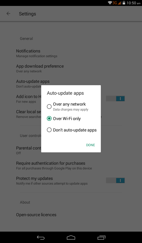Enable Auto Update