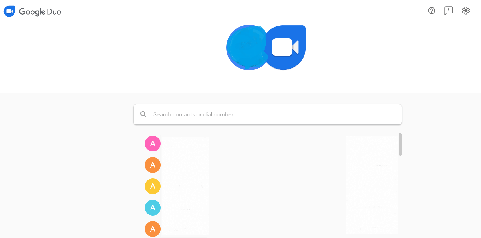 sign in google duo web