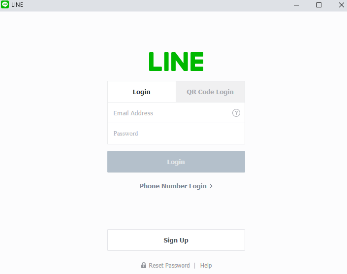 Login LINE with Email