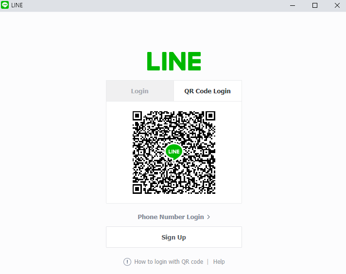 LINE QR Code Login