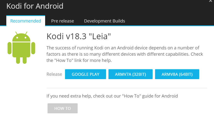 Kodi App for Android