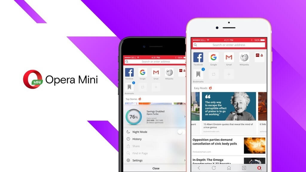 Opera Mini for iOS – iPhone/ iPad Download Free
