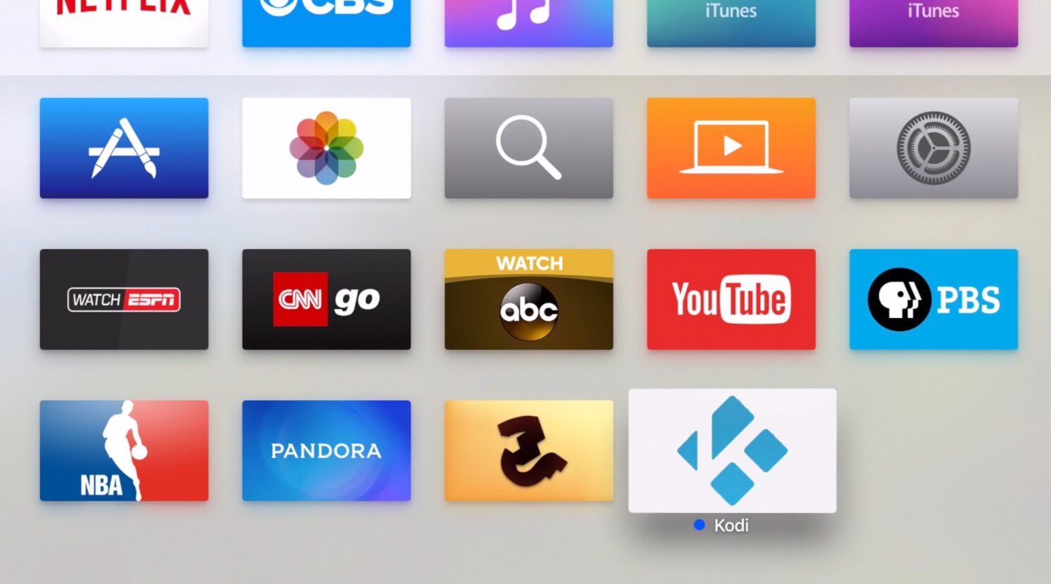 Kodi for Apple TV