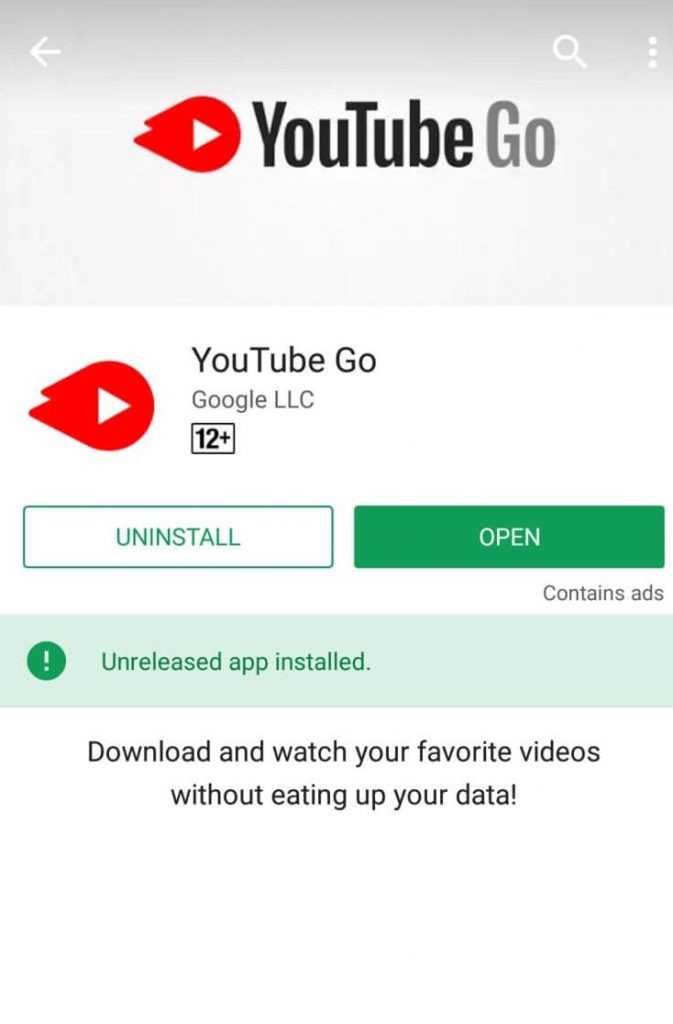 YouTube Go App Download